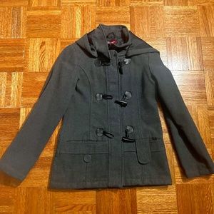 Grey Kids coat Size 10-12